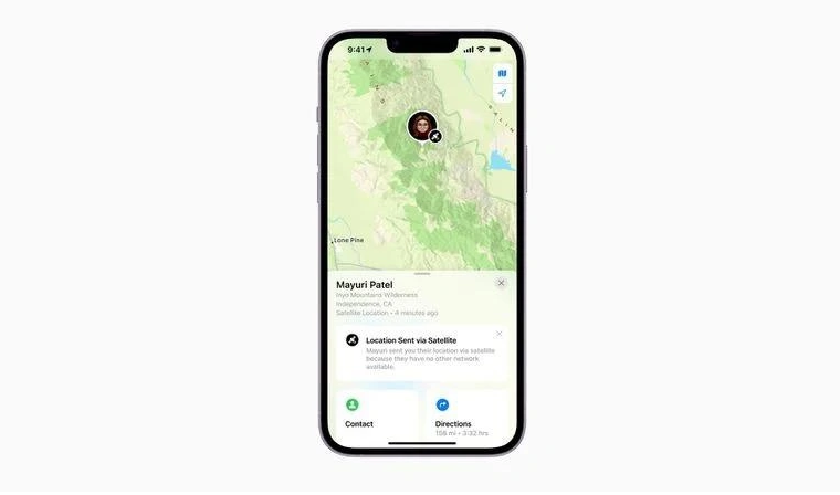 麻江苹果14维修分享iPhone14系列中 FindMy功能通过卫星分享位置方法教程 